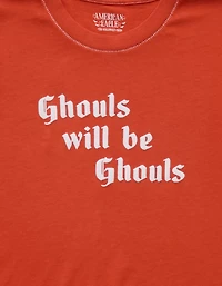 AE Halloween Graphic Shrunken T-Shirt