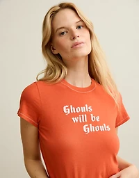 AE Halloween Graphic Shrunken T-Shirt