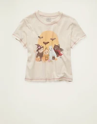 AE Halloween Graphic Shrunken T-Shirt