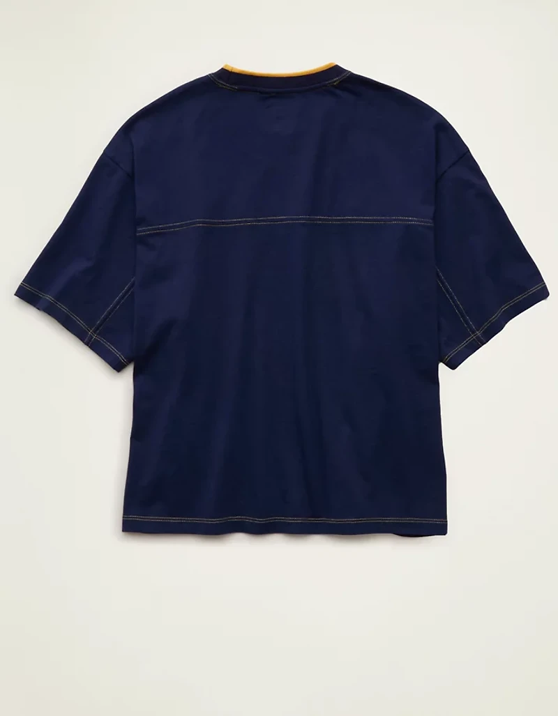 T-shirt à image de sport surdimensionné AE