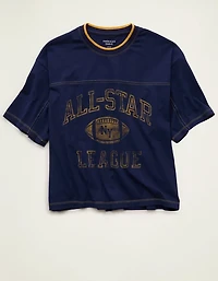 T-shirt à image de sport surdimensionné AE