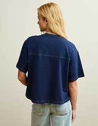 T-shirt à image de sport surdimensionné AE