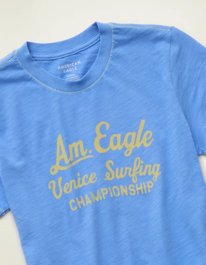AE Surf Graphic Shrunken Tee