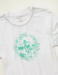 AE Surf Graphic Shrunken Tee