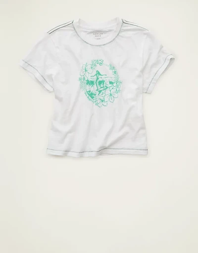 AE Surf Graphic Shrunken Tee