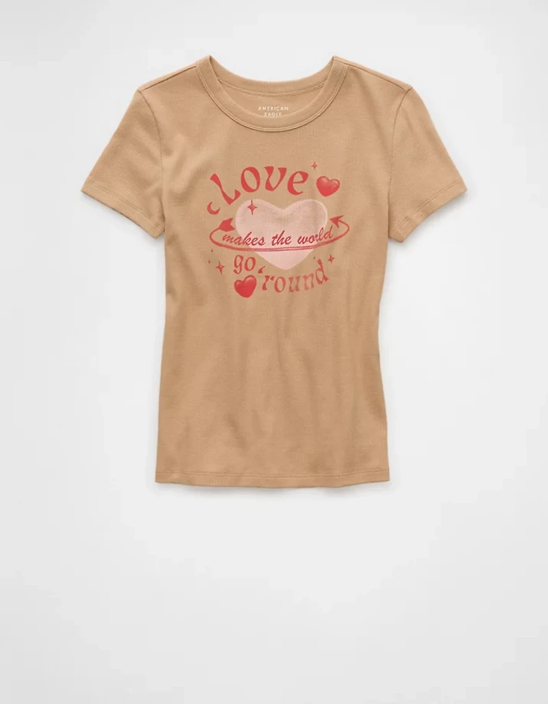 AE Valentine's Day Graphic Hey Baby Tee