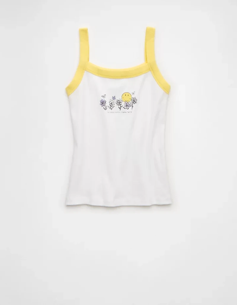 AE | Smiley® Graphic Tank Top