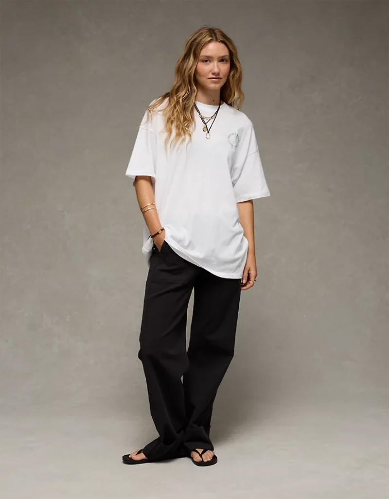 T-shirt à image Matcha surdimensionné AE