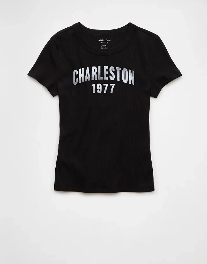 AE Charleston Graphic Hey Baby Tee