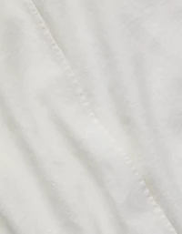 Jupe portefeuille mi-longue en mélange de lin AE77