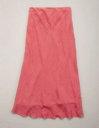AE77 Striped Slip Skirt