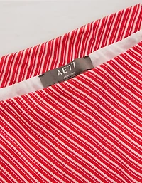 AE77 Striped Slip Skirt