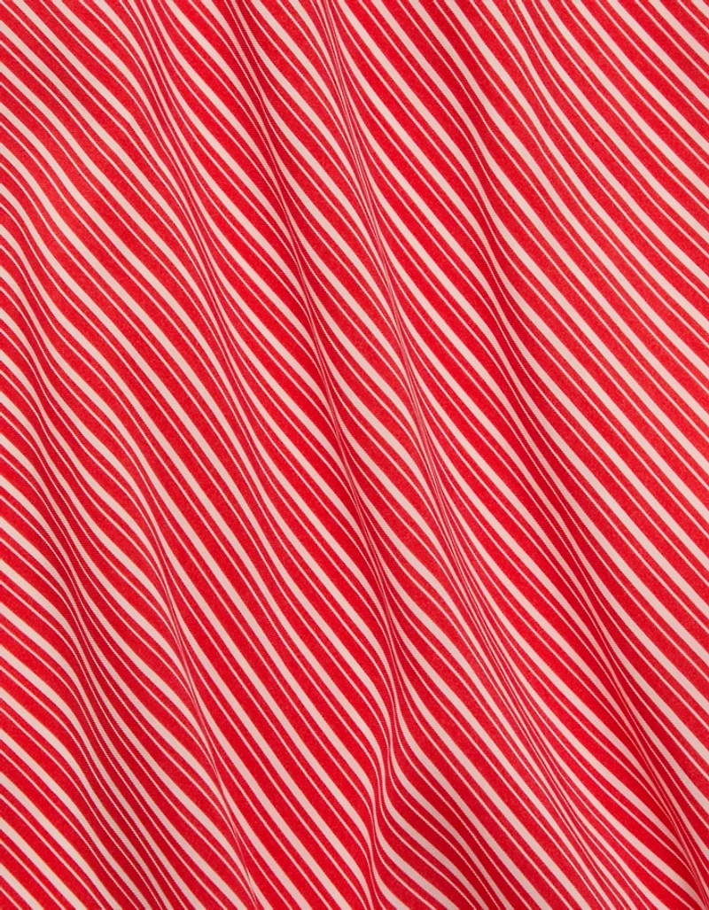 AE77 Striped Slip Skirt