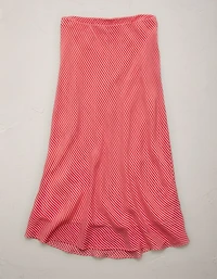 AE77 Striped Slip Skirt