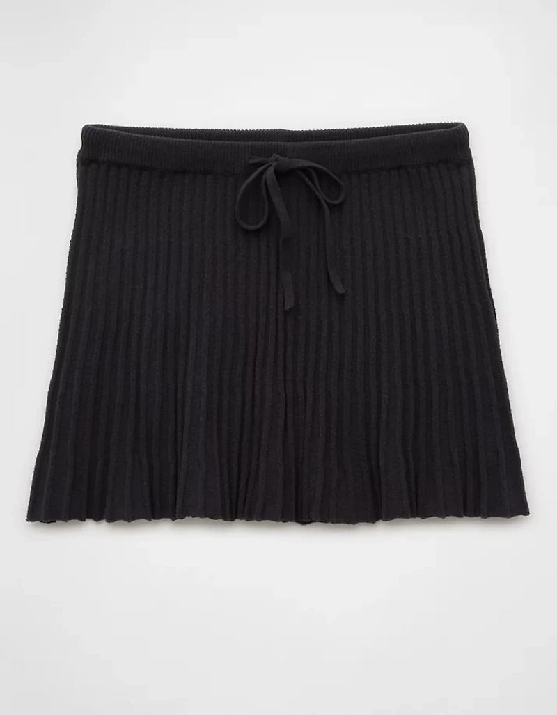 AE Ribbed Knit Mini Skirt