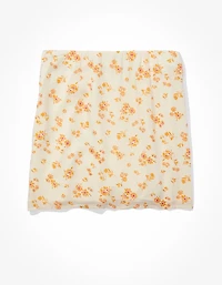AE Silky Floral Mini Skirt