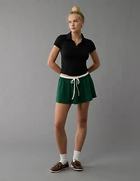 AE High-Waisted Knit Mini Skort