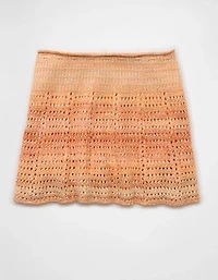 AE High-Waisted Plaid Ruffle Skort