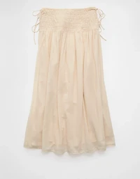 AE High-Waisted Tie Side Maxi Skirt