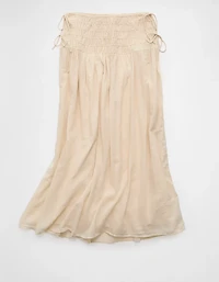 AE High-Waisted Tie Side Maxi Skirt