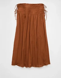 Jupe longue à attaches latérales et taille haute AE