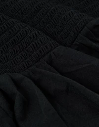 Minijupe à taille haute et smocks Vive le soleil AE