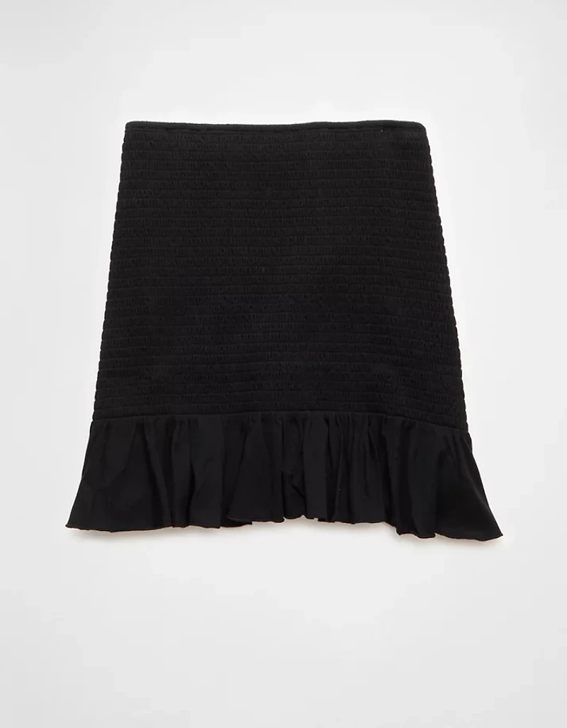 Minijupe à taille haute et smocks Vive le soleil AE