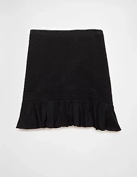 Minijupe à taille haute et smocks Vive le soleil AE