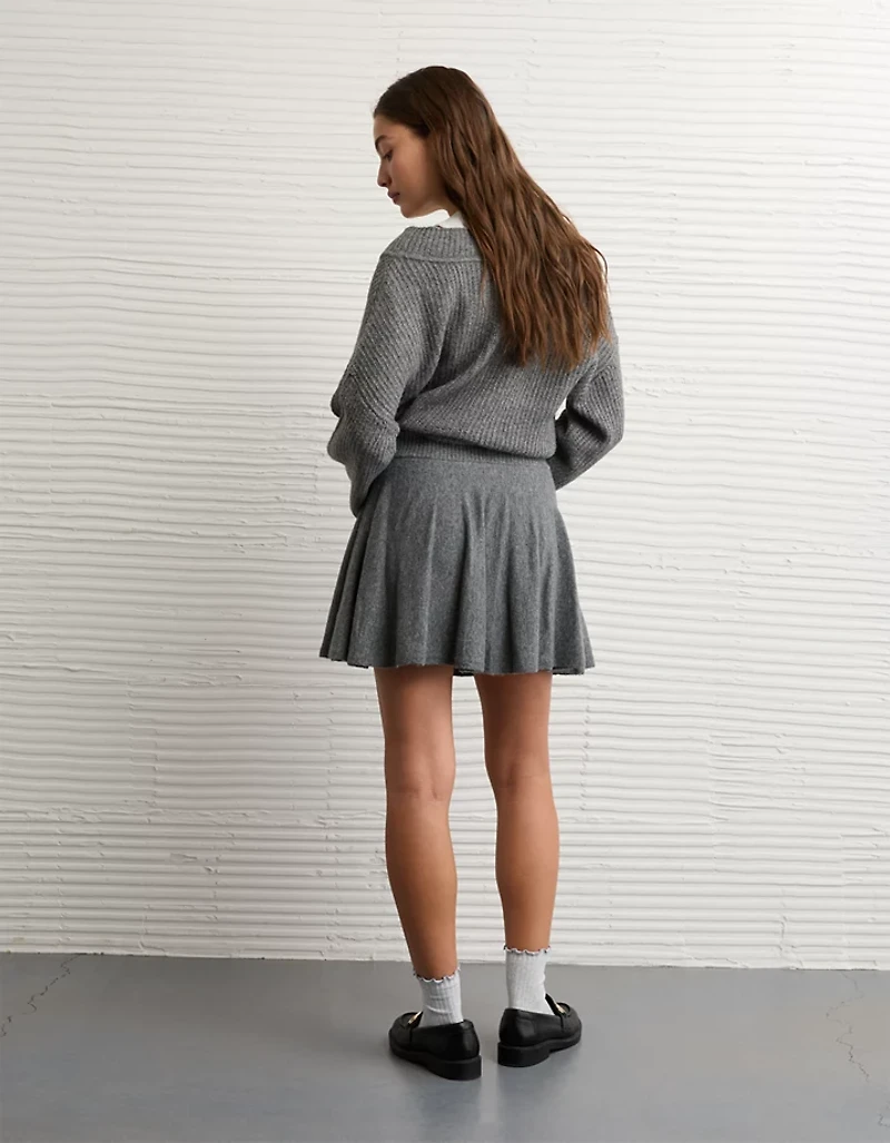 AE High-Waisted Sweater Mini Skort