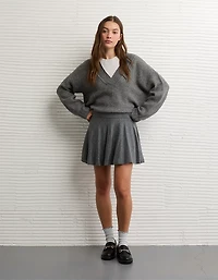 AE High-Waisted Sweater Mini Skort