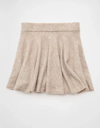 Minijupe-short style chandail à taille haute AE