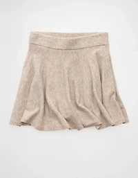 Minijupe-short style chandail à taille haute AE