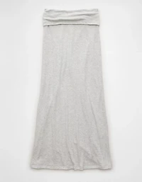 AE Cozy High-Waisted Foldover Maxi Skirt