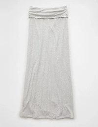 AE Cozy High-Waisted Foldover Maxi Skirt
