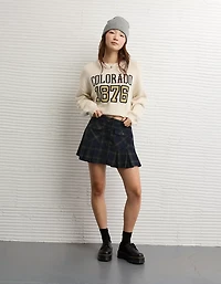 AE Mid-Rise Pleated Mini Skirt