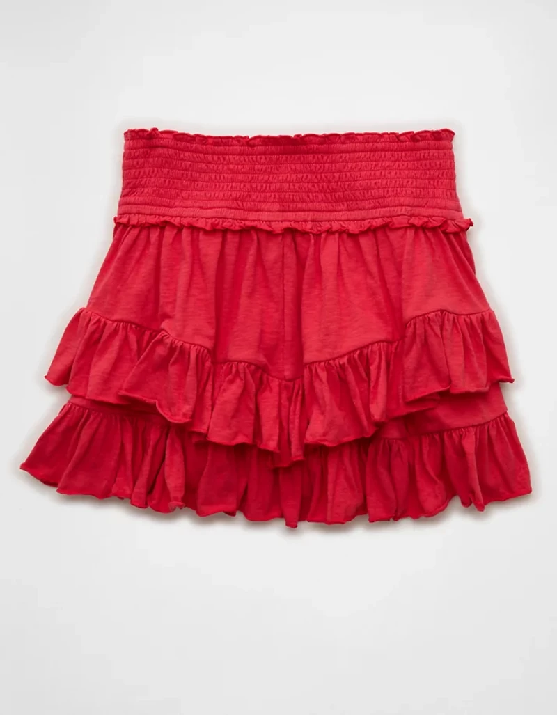 AE Sunchaser Tiered Mini Skirt