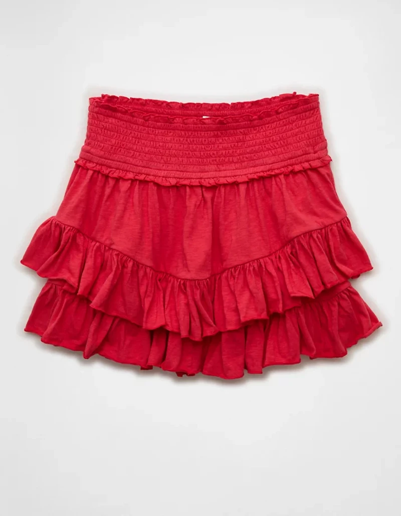AE Sunchaser Tiered Mini Skirt