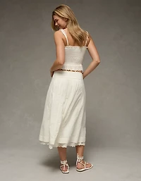 AE High-Waisted Midi Skirt