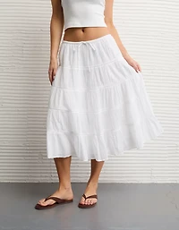 AE Tiered Midi Skirt