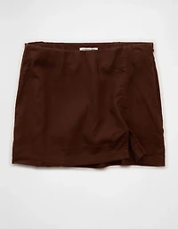 AE Mid-Rise Linen-Blend Mini Skirt