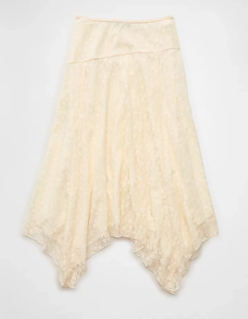 AE Mid-Rise Lace Maxi Skirt