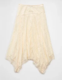 AE Mid-Rise Lace Maxi Skirt