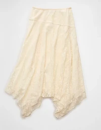 AE Mid-Rise Lace Maxi Skirt