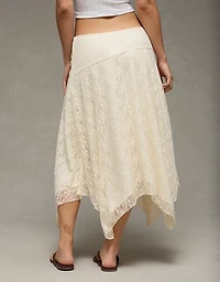 AE Mid-Rise Lace Maxi Skirt