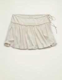 AE Side-Tie Pull-On Mini Skirt