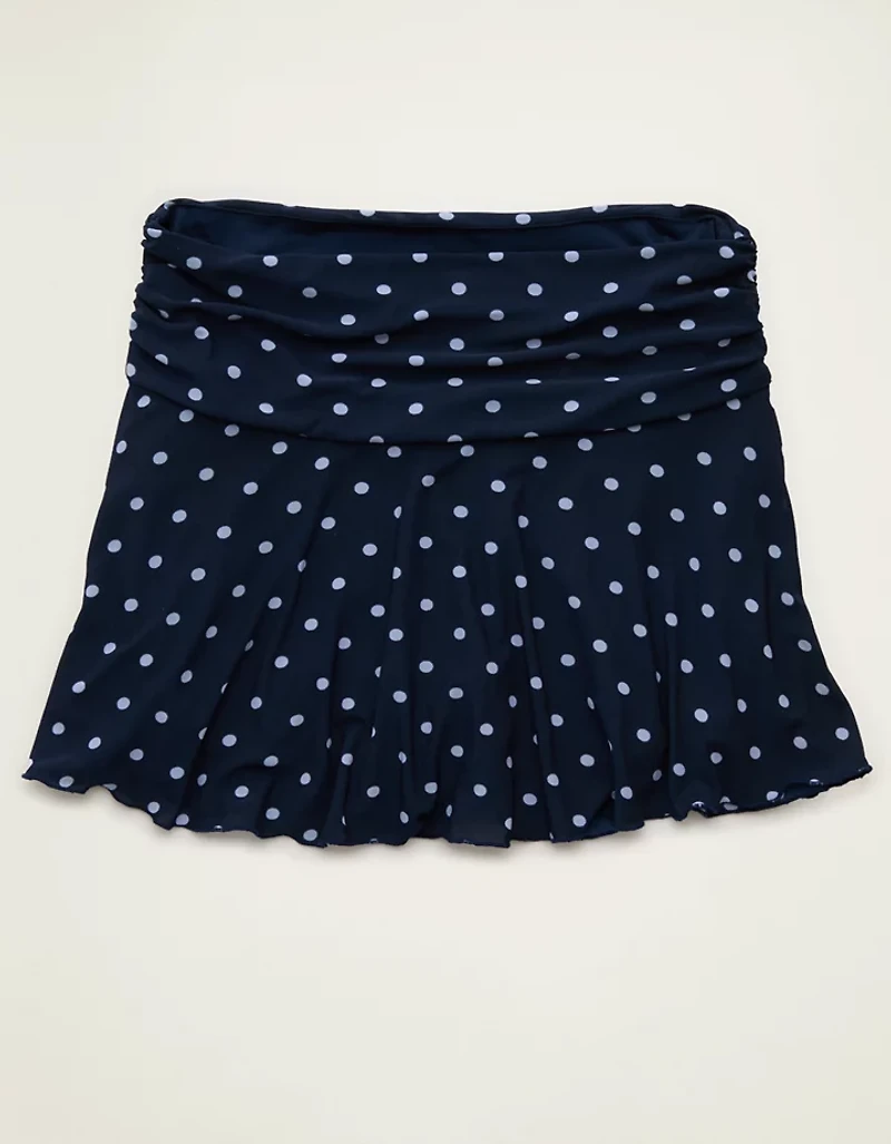 Minijupe en maille à taille mi-haute AE