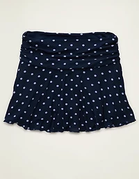 Minijupe en maille à taille mi-haute AE