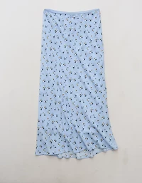 Jupe mi-longue à taille basse AE