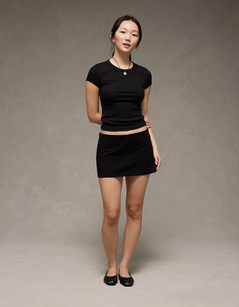 AE Low-Rise It Knit Micro Skort