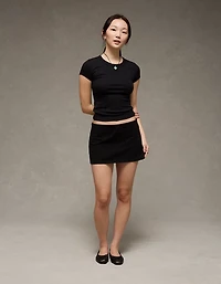 AE Low-Rise It Knit Micro Skort